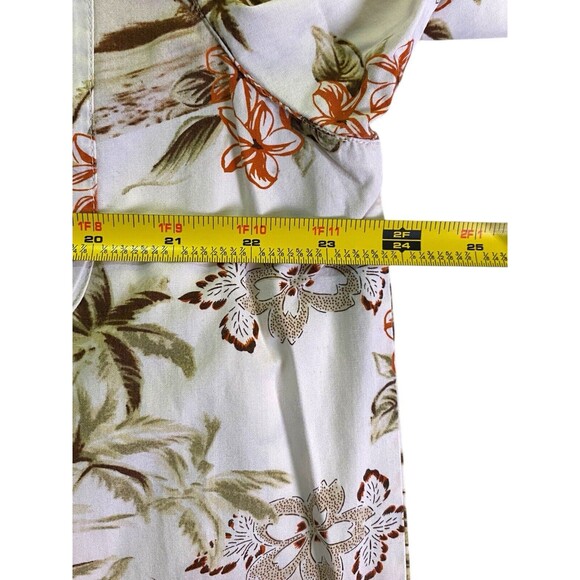Roundtree & Yorke Men’s Shirt Hawaiian Tropical Button Up Size Large - Picture 8 of 9